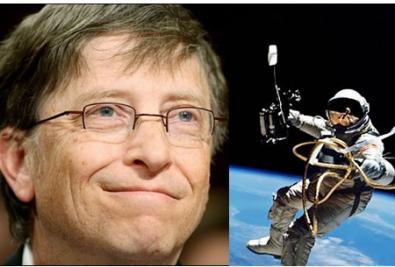 bill gates in the space