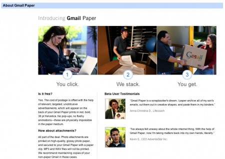 gmail paper
