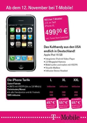 iphone3g locandina t mobile