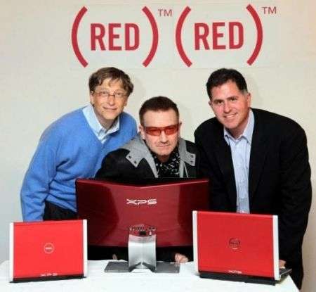 Dell Red Bono Gates