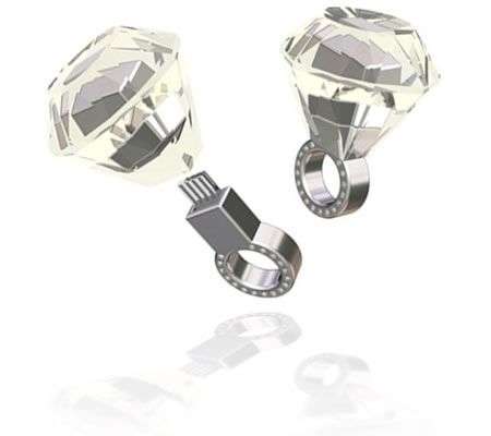 USB Flash Drive Swarovski particolare