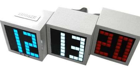 Seiji LED block alarm clock