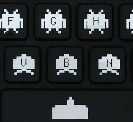 Space Invaders Bendiboard Keyboard
