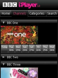 BBC iPlayer S60 3