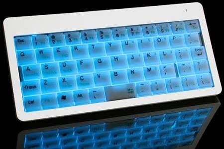 small illuminated keyboard