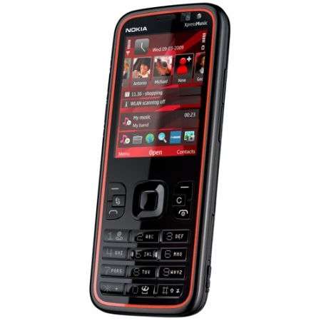 Nokia 5630 XpressMusic rosso lato