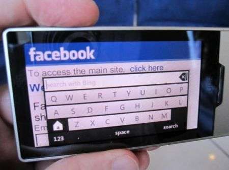 Zune HD facebook