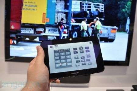 TV Samsung LED con tablet