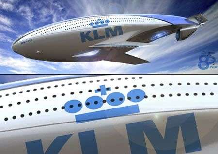 Aereo dirigibile KLM Spruce Whale cielo