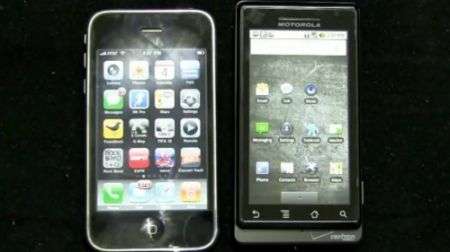 iPhone 3GS vs Motorola Milestone
