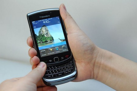 BlackBerry 9800 slide