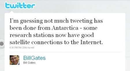 Bill Gates in Antartide