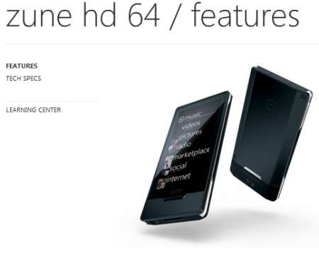 Microsoft Zune HD 64GB
