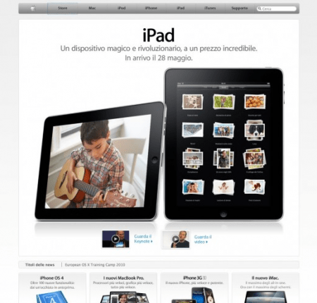 apple ipad prezzo italiano ufficiale