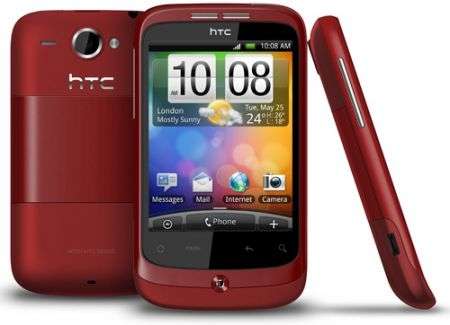 HTC Wildfire rosso
