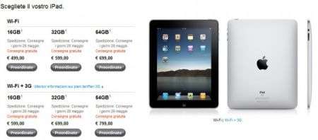 iPad Tre Vodafone prezzi