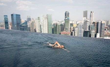Marina Bay Sands Skypark piscina