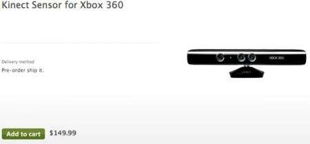 Microsoft prezzo Kinect