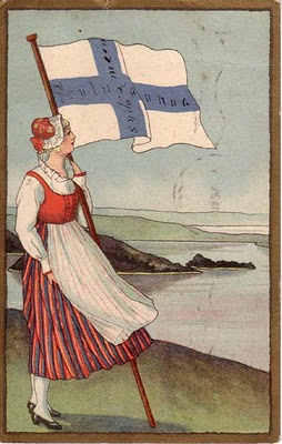 finnish girl flag