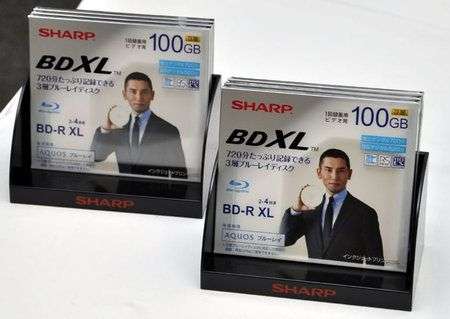 Sharp Blu Ray 100GB triplo strato