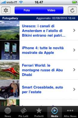 App Nanopress anche per iPhone 4