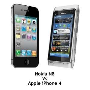 iPhone 4 vs Nokia N8