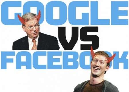 google vs facebook 2010