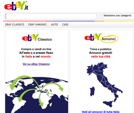 ebay italia record