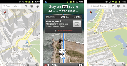 google maps android aggiornamento