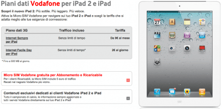 ipad 2 vodafone