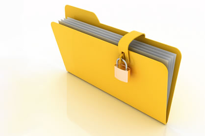 mettere password cartella