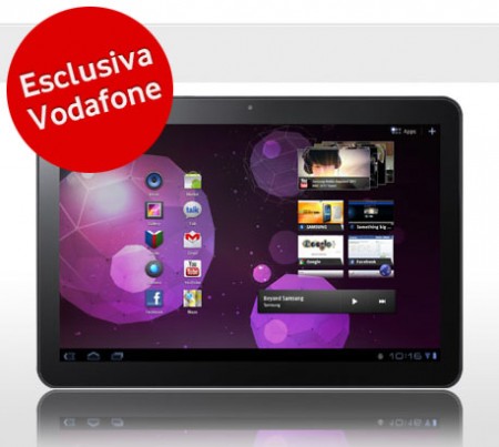 samsung galaxy tab 101 prezzo vodafone