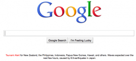 terremoto giappone allarme tsunami google