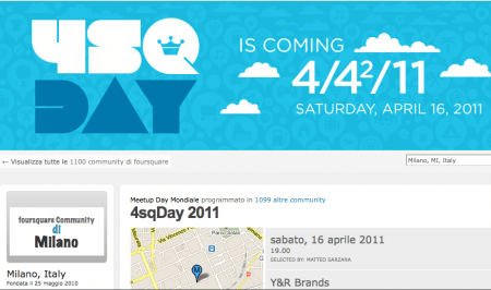 foursquare meetup milano 16 aprile 2011