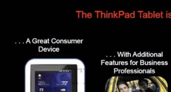 Tablet Lenovo Thinkpad con Android Honeycomb