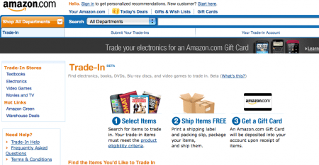 amazon trade in