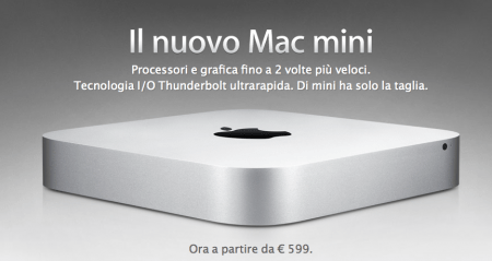 apple mac mini tunderbolt