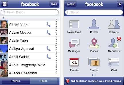Facebook 3.4.4 per iPhone iPod Touch e iPad
