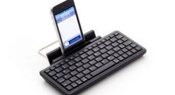 La pratica mini tastiera Bluetooth per iPad e iPhone