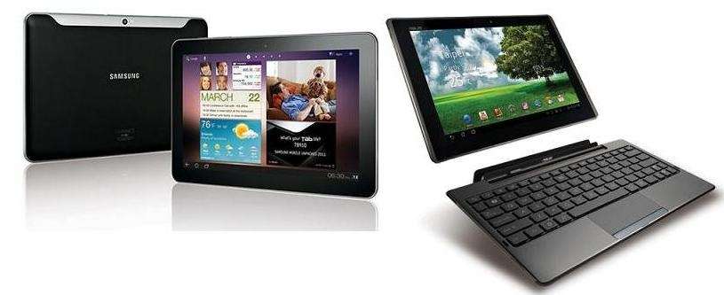 Asus Eee Pad Transfomer Samsung Galaxy Tab 10.1