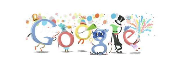 google doodle vigilia di capodanno 2011