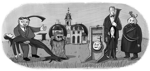 100esimo anniversario addams google doodle