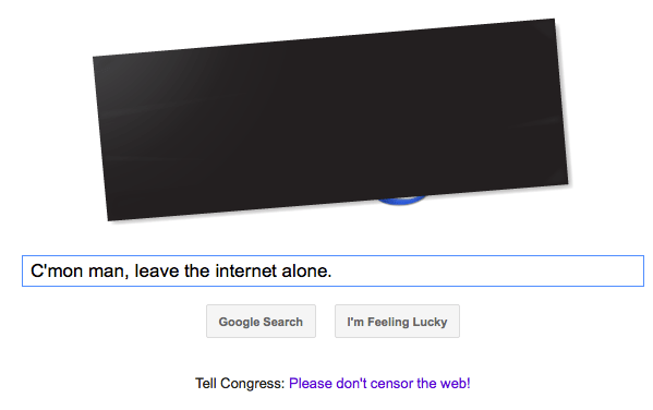 google protesta sopa