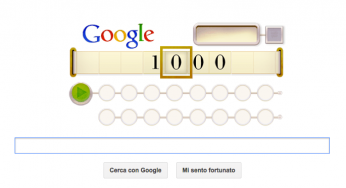 Google Doodle per Alan Touring con il logo da decodificare