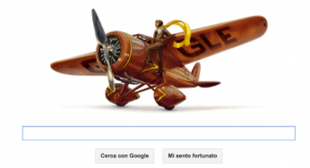 Google Doodle per Amelia Earhart, l’aviatrice dei record