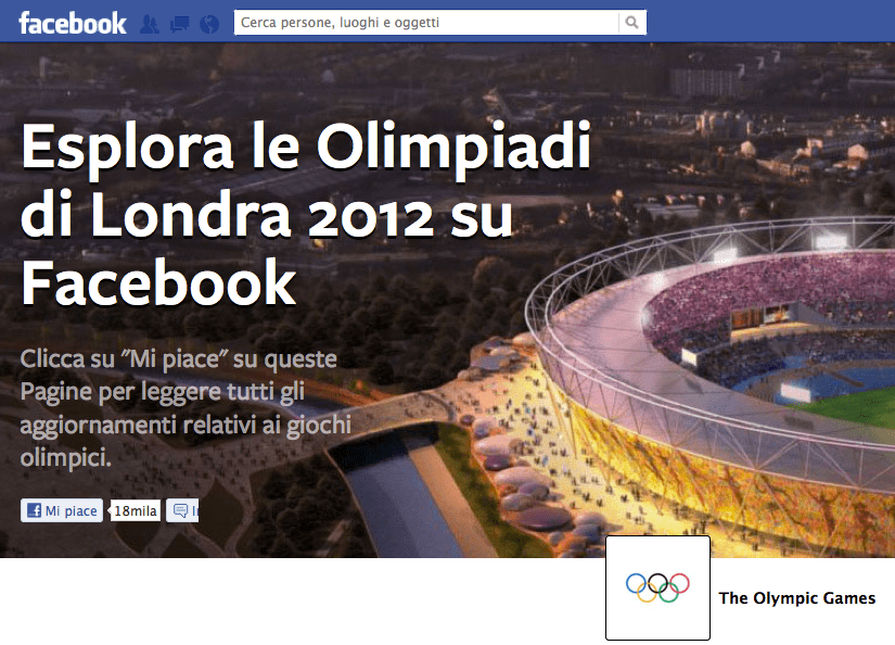 olimpiadi 2012 londra facebook
