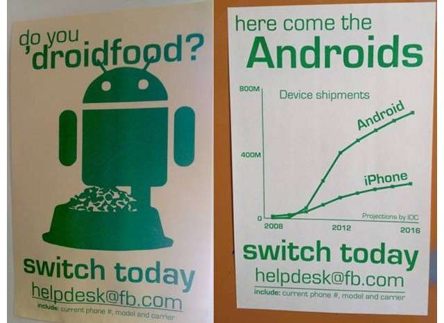 Facebook Android iPhone