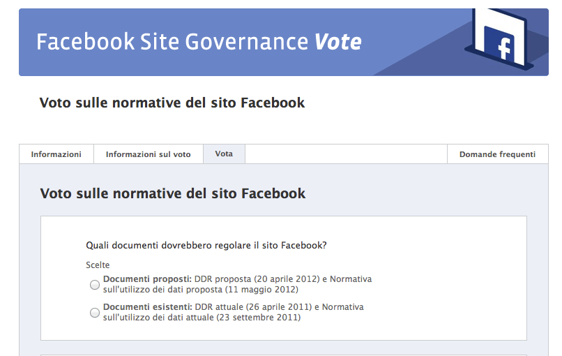 facebook voto privacy