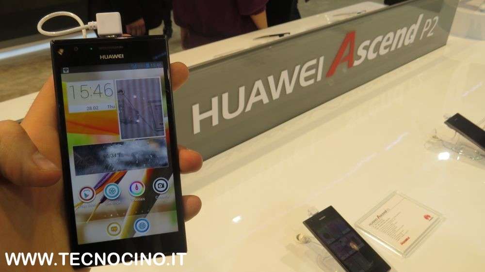 Huawei Ascend P2 in anteprima al MWC 2013