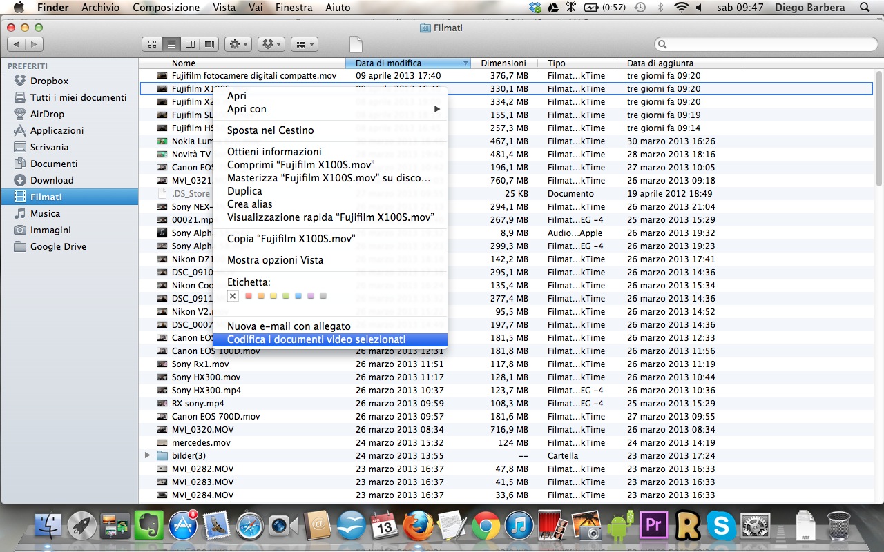 Estrarre Audio da Video con il Mac